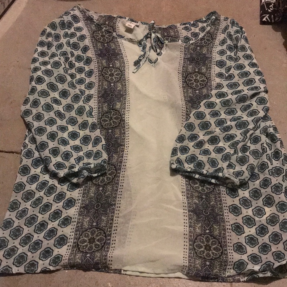 Sheer geometric top